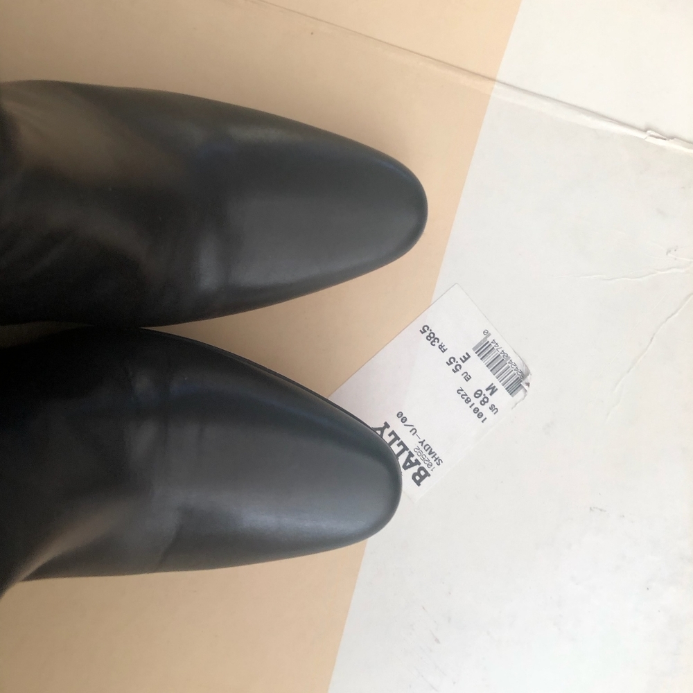 Bally Black Heeled Boots - Picture 14 of 16